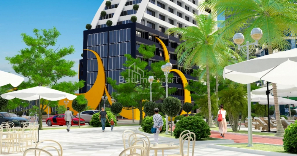 Тұрғызылып жатқан объект 35 м² - Лех және Мария Качинский, Batumi, Грузия