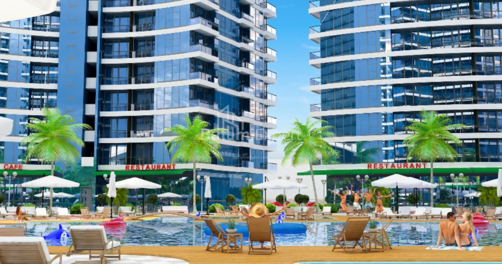 Тұрғызылып жатқан объект 35.1 м² - Лех және Мария Качинский, Batumi, Грузия