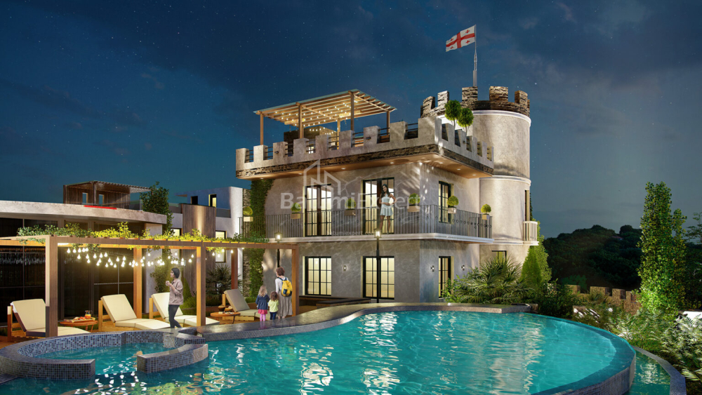 Тұрғызылып жатқан объект 272 м² - Ағмашенебелі, Чакви, Грузия