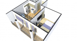 Пәтер 46.4 м² - Луки Асатиани, Batumi, Грузия