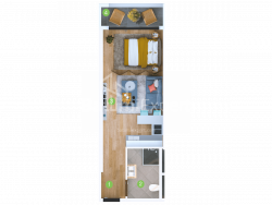 Пәтер 33.6 м² - Шериф Химшиашвили, Batumi, Грузия