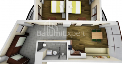Пәтер 84.54 м² - Мезгварта, Чакви, Грузия