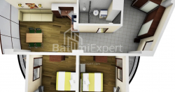 Пәтер 84.54 м² - Мезгварта, Чакви, Грузия