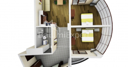 Пәтер 84.54 м² - Мезгварта, Чакви, Грузия