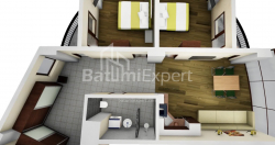 Пәтер 84.54 м² - Мезгварта, Чакви, Грузия