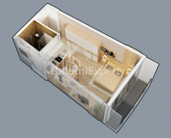 Пәтер 1-комн 34.8 m² - Лех және Мария Качинский, Batumi