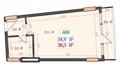 Пәтер 1-комн 34.9 m² - Лех және Мария Качинский, Batumi