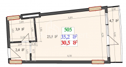 Пәтер 1-комн 35.2 m² - Лех және Мария Качинский, Batumi