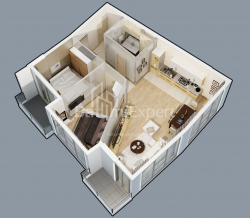 Тұрғызылып жатқан объект 2-комн 55.8 m² - Лех және Мария Качинский, Batumi