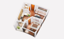 Пәтер 2-комн 59.4 m² - Батырлар аллеясы, Batumi