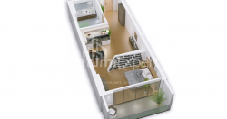 Пәтер 2-комн 59.4 m² - Батырлар аллеясы, Batumi