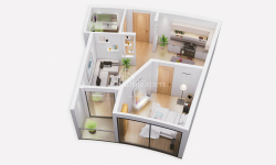 Пәтер 1-комн 30.3 m² - Батырлар аллеясы, Batumi
