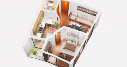 Пәтер 1-комн 35 m² - Батырлар аллеясы, Batumi