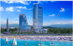 Пәтер 2-комн 54 m² - Батырлар аллеясы, Batumi