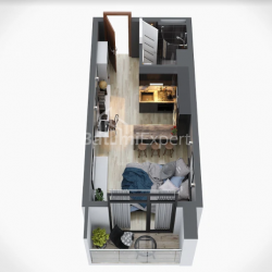 Тұрғызылып жатқан объект 26.7 м² - Лех және Мария Качинский, Batumi, Грузия