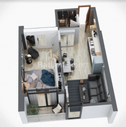 Тұрғызылып жатқан объект 43.2 м² - Лех және Мария Качинский, Batumi, Грузия