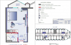 Пәтер 1-комн 32 m² - Шериф Химшиашвили, Batumi