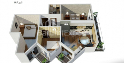 Пәтер 4-комн 88 m² - Юрьевская, Batumi