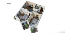 Пәтер 3-комн 69 m² - Юрьевская, Batumi