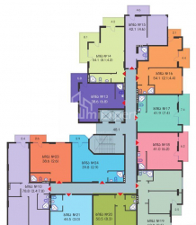 Пәтер 2-комн 41 m² - Юрьевская, Batumi