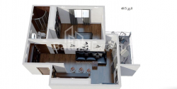 Пәтер 2-комн 49 m² - Юрьевская, Batumi
