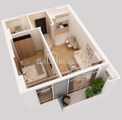 Пәтер 27 м² - Дэвид Агмашенебли, Batumi, Грузия