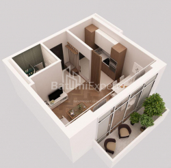 Пәтер 27 м² - Дэвид Агмашенебли, Batumi, Грузия