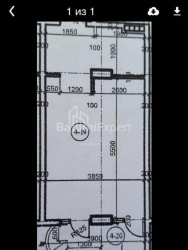 Пәтер 1-комн 35 m² - Юрьевская, Batumi