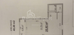 Пәтер 1-комн 40 m² - Юрьевская, Batumi