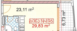 Пәтер 1-комн 30 m² - Тбель-Абусеридзе, Batumi
