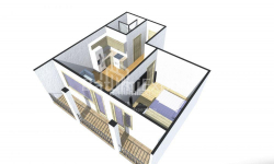 Пәтер 2-комн 46 m² - Юрьевская, Batumi
