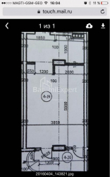 Пәтер 1-комн 35 m² - Юрьевская, Batumi