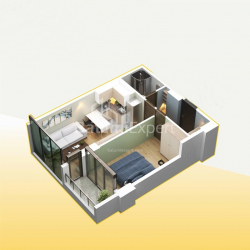 Тұрғызылып жатқан объект 2-комн 51.8 m² - Хайдара Абашидзе, Batumi