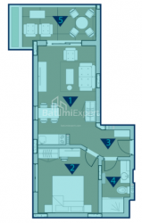 Тұрғызылып жатқан объект 2-комн 50.3 m² - Руставели, Chakvi