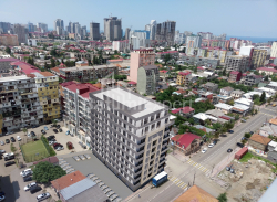 Тұрғызылып жатқан объект 2-комн 58.5 m² - Комахидзе, Batumi