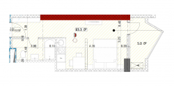 Тұрғызылып жатқан объект 28.3 м² - Григола Лорткипанидзе, Batumi, Грузия