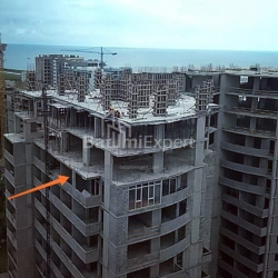 Тұрғызылып жатқан объект 1-комн 36 m² - Шериф Химшиашвили, Batumi