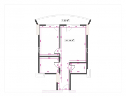 Пәтер 58 м² - Фридион Халваши, Batumi, Грузия