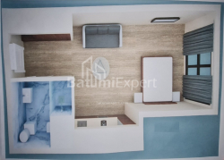 Пәтер 1-комн 38 m² - Руставели, Batumi