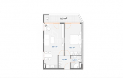 Пәтер 2-комн 58.8 m² - Хайдара Абашидзе, Batumi